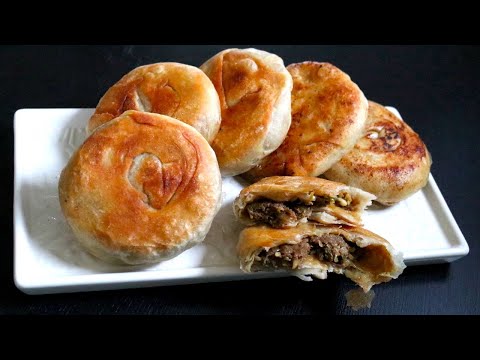 Chinese pastry pie recipe/meat pies recipe/puff pastry pie