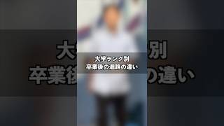 【最終学歴別】卒業後の進路違い