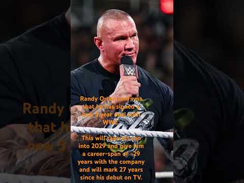 Randy Orton signs new contract with WWE