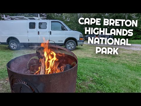 Our FIRST NIGHT in CAPE BRETON HIGHLANDS NATIONAL PARK