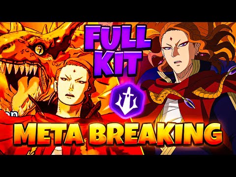 META BREAKING! UPDATED *INSANE* Fest Salamander Fuegoleon FULL KIT | Black Clover Mobile