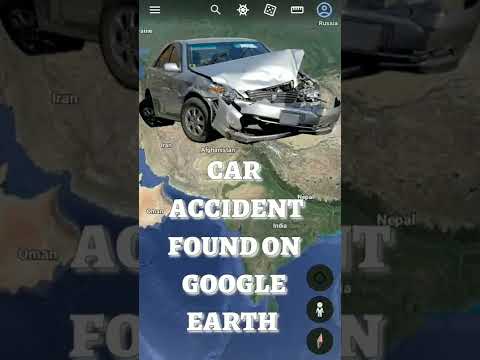 Car Accident Caught🤯On Google Earth|Google Map Secrets|