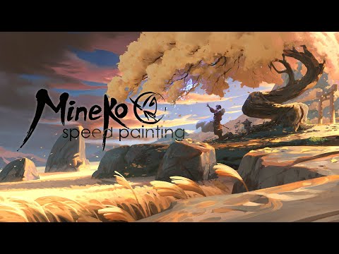 Mineko: moment of remembrance - speed painting (Time-lapse)