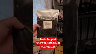 国外生活不容易 Back Support 背部支撑, LG国外工作工伤. #backsupport #shortvideoshort #shorts #短视频 #猪猪老公 #猫猫老婆 #北美华人