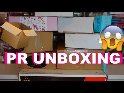 Pr Unboxing / Haul Ft Huda Beauty,Sleek Makeup, Winky Lux & More!!!