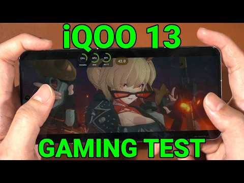 Gaming test - iQOO 13 with Snapdragon 8 Elite + Q2 chip!