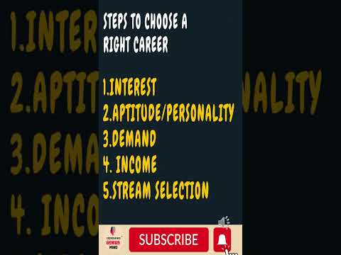 Choose the Right Career? 🚀 अपने करियर का सही चयन कैसे करें? Tips and Secrets! 🚀 #career #selection