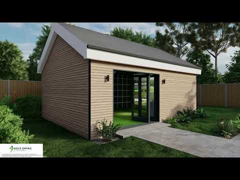 The Muirfield Garden Room Pitched Roof Walkthrough - Golf Swing Systems