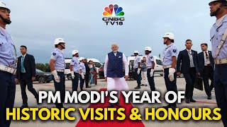 PM Modi's 2024 Was Filled With Many Historic International Visits & Accolades | N18V | CNBC TV18