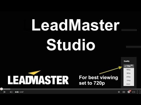 LeadMaster Studio Overview