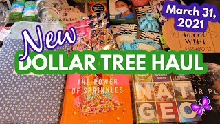 Amazing DOLLAR TREE HAUL!  Fun Finds!  March 31, 2021  #LeighsHome