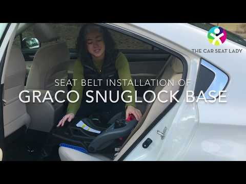 Graco SnugRide SnugLock - base installation with seat belt