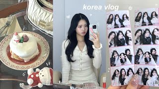 KOREA VLOG❄️: winter in seoul, cute miffy cafe, hanging with friends, lots of food and shopping