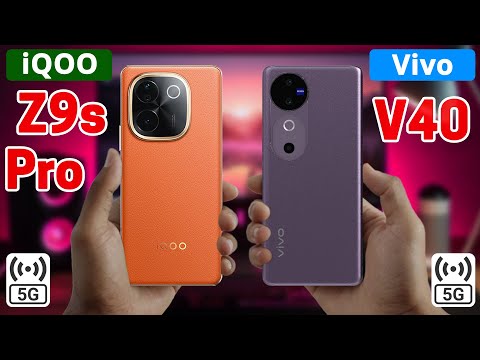 iQOO Z9s Pro Vs vivo V40 | Specs Comparison ✨ Which One's Better?