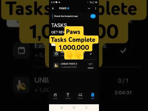 Unban Paws X Paws |UNBAN PAWS X+1,000,000 PAWS Task | Paws New TaskToday New Task Paws New Update