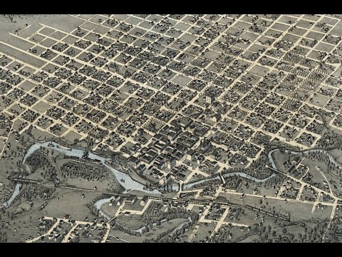 Houston Texas History and Cartography (1873)