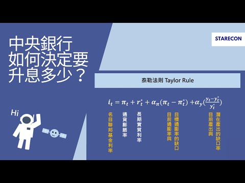 中央銀行如何決定要升息多少？Taylor Rule【經濟學學什麼】