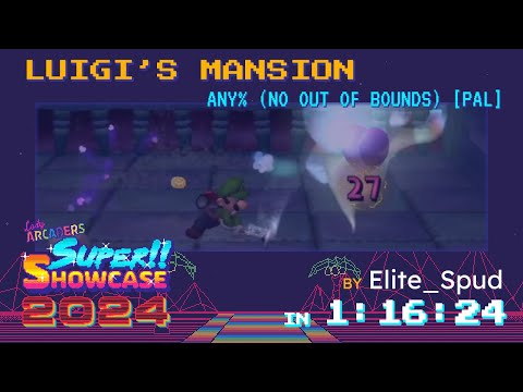 #LASS2024 - Luigi's Mansion (Any% (No Out of Bounds) [PAL]) in 1:16:24 [w/ Elite_Spud]