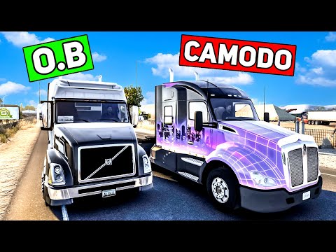 Two Friends Haul Freight Across The Country in American Truck Simulator!