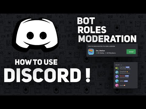 How To Use & Create a Discord Server in 2021 (Bot Moderations+Roles)