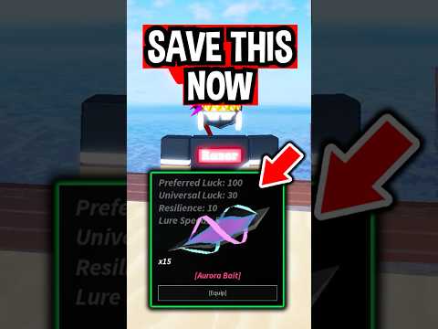 MOST IMPORTANT BAIT For NEW UPDATE in Roblox Fisch..