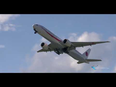 【これが、政府専用機のタッチアンドゴーだ!!】Japan Air Self-Defense Force Boeing777-300 ER 80-1111