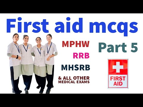 First aid questions and answers part 5 ANM MPHW GNM RRB MHSRB