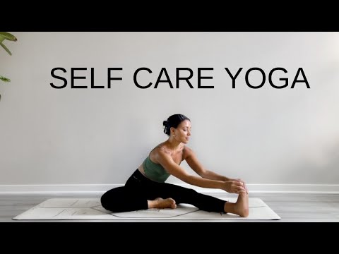 25 Minute Self Care Yoga + Savasana | Relaxing Seated Stretches For Stress & Tension Relief