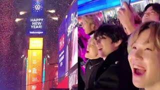 BTS Celebrating New Year Together at Times Square NYC, 2025 is Here