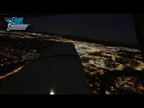 Night Flying in Microsoft Flight Sim 2020 with ATC on PIlotEdge