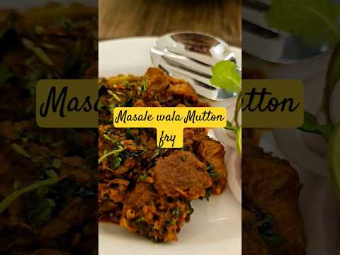 Hyderabadi Masale wala Mutton fry #foodbeatyumyum #Masaledaarmuttonfry #trending #viral #hyderabadi