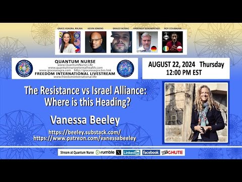 Vanessa Beeley - The Resistance vs Israel Alliance. Where is this heading?