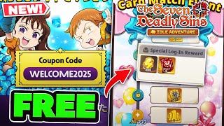 *NEW CODE* 5 FREE ZELDRIS TICKETS! NEW UPDATE | 7DS: Idle Adventure!