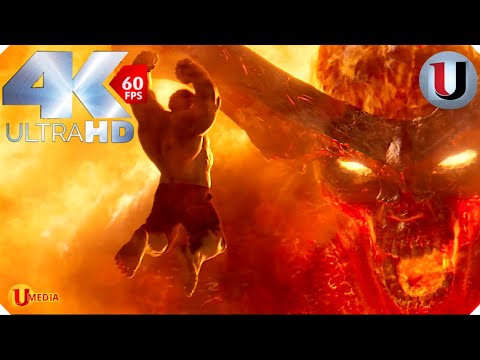 Hulk Vs Surtur - Fight Scene - Thor Ragnarok 2017 MOVIE CLIP (4K)