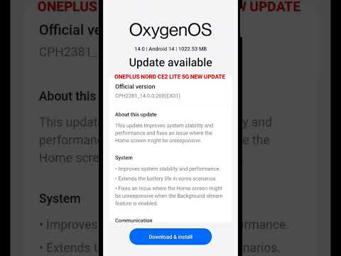 ONEPLUS NORD CE2 LITE 5G ANDROID 14 DECEMBER MONTH UPDATE #oneplusnordce2lite5g #oxygenos14 #android