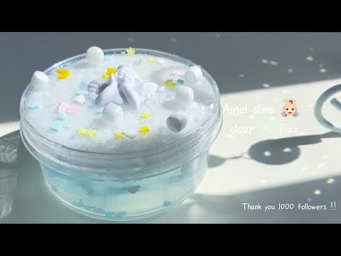 Angel clearfizz slime 👼🏻🌤 ¦ 登録者数1000人ありがとうございます🎊 ¦ スライム販売