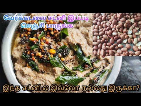 வேர்க்கடலை சட்னி இப்படி செஞ்சி பாருங்க | Peanut Chutney in Tamil #easyrecipes #peanut #chatni