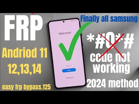 SAMSUNG FRP BYPASS 2024 (100% DONE) Android 13-14 Latest Security 2025✔️Frp Lock Removal/Frp Unlock