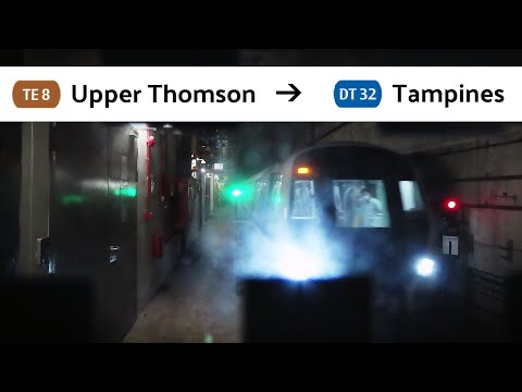 SG MRT Season 4 Ep 1. | (TE8) Upper Thomson - (DT32) Tampines