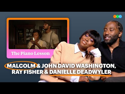 John David Washington, Danielle Deadwyler, Ray Fisher & Malcolm Washington on The Piano Lesson