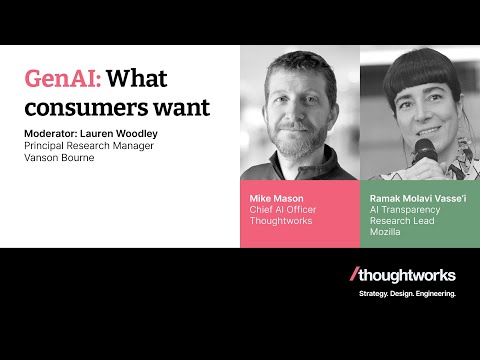 GenAI: What consumers want