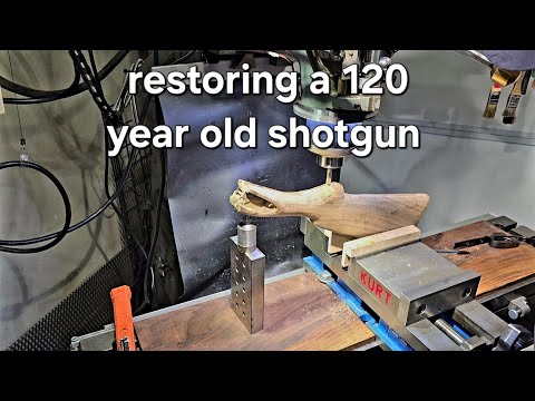 Restoring a vintage Remington 1898 double-barreled shotgun