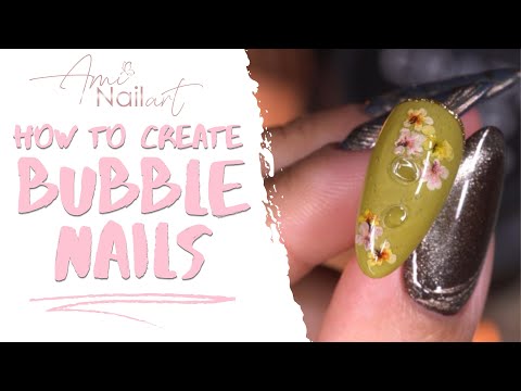 How To Create Bubble Nails Art #nailart