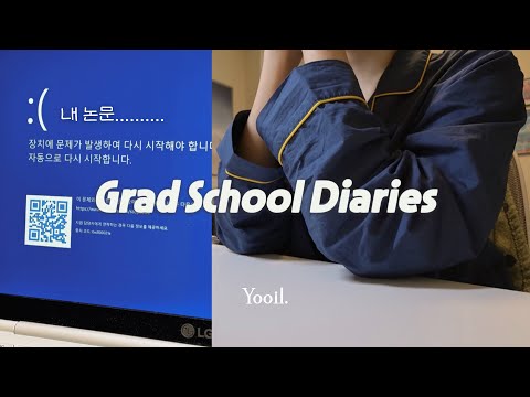 (sub) Lost My Graduation Thesis overnight.. | Endless Bluescreen Error 💻