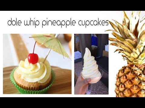 Dole Whip Inspired Pineapple Cupcakes | sweetco0kiepie