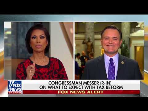 Rep. Messer Discusses Tax Cut Plan with Fox News' Harris Faulkner