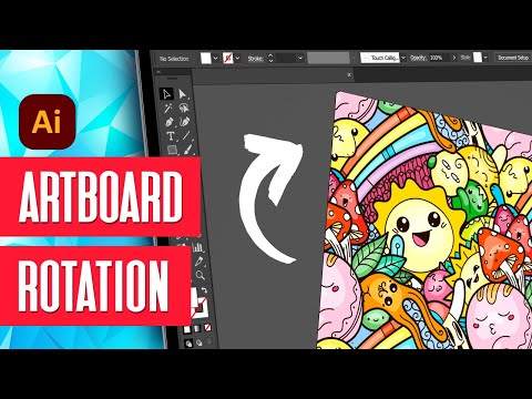 Rotate The Artboard In Illustrator Using The Artboard Tool