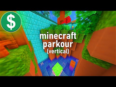 Minecraft Parkour Gameplay No Copyright (Vertical)