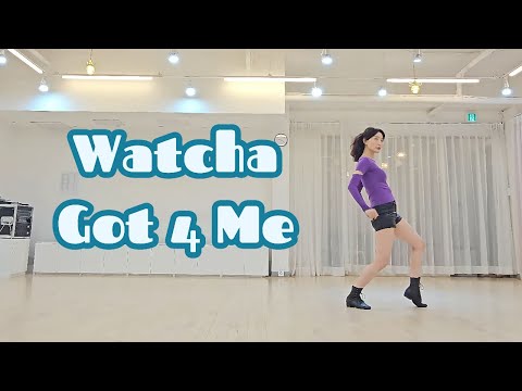 Watcha Got 4 Me Line Dance Tutorial l Intermediate l 왓차 갓 4 미 라인댄스 l Linedancequeen l Junghye Yoon