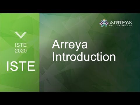 ISTE 2020 Arreya Introduction